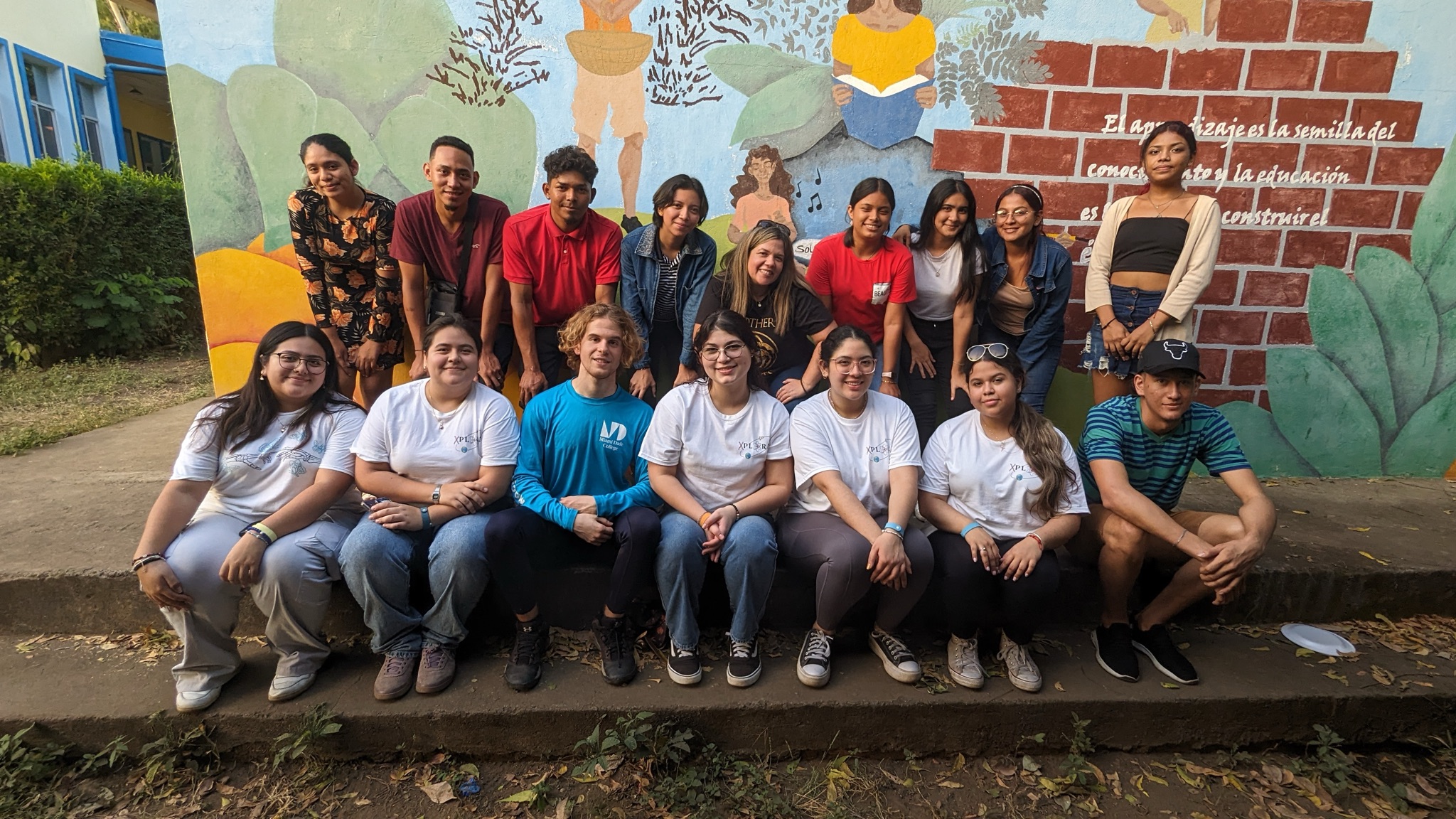 Young community members in Nicaragua