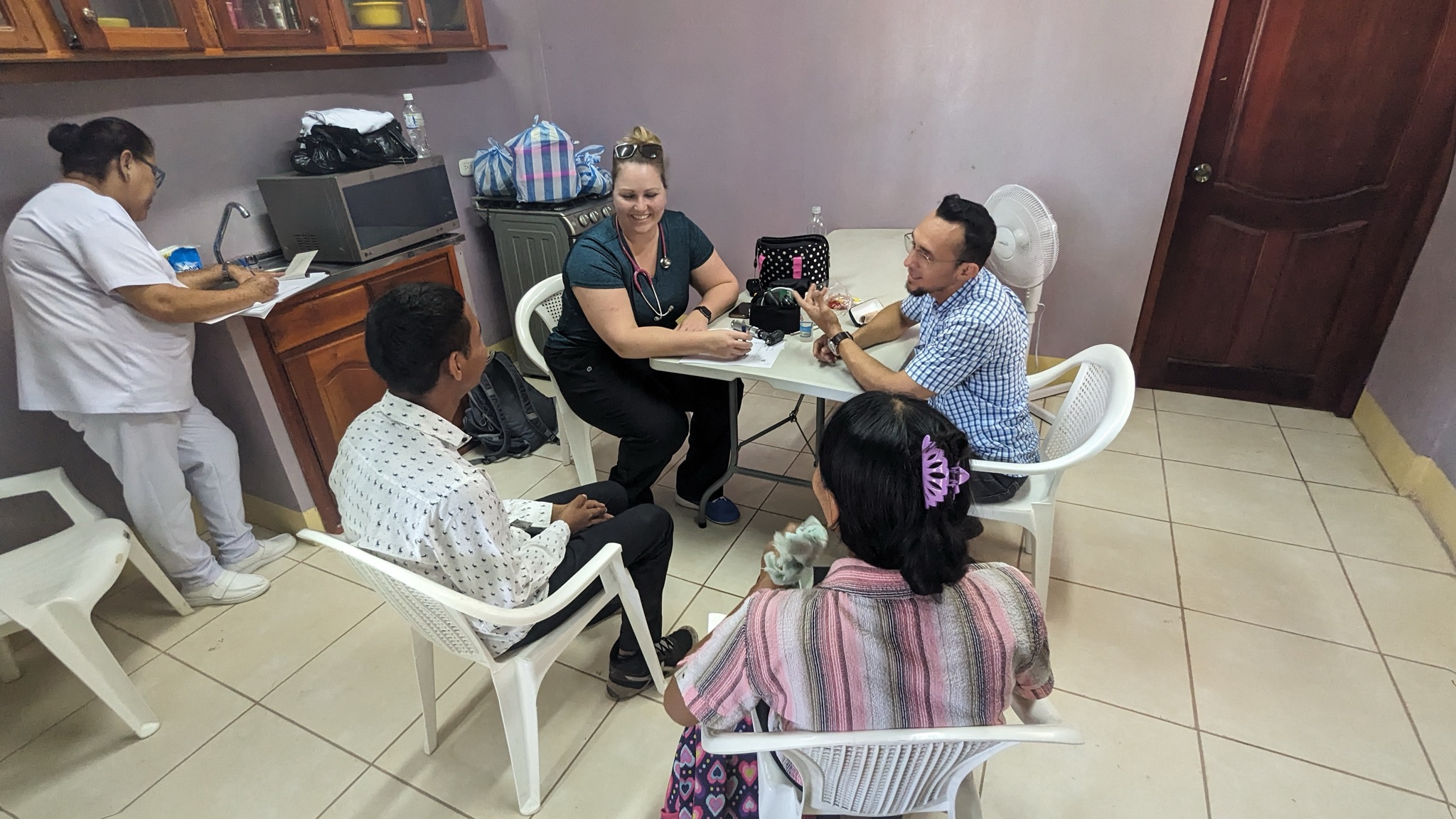 SPTLN medical consultation with family