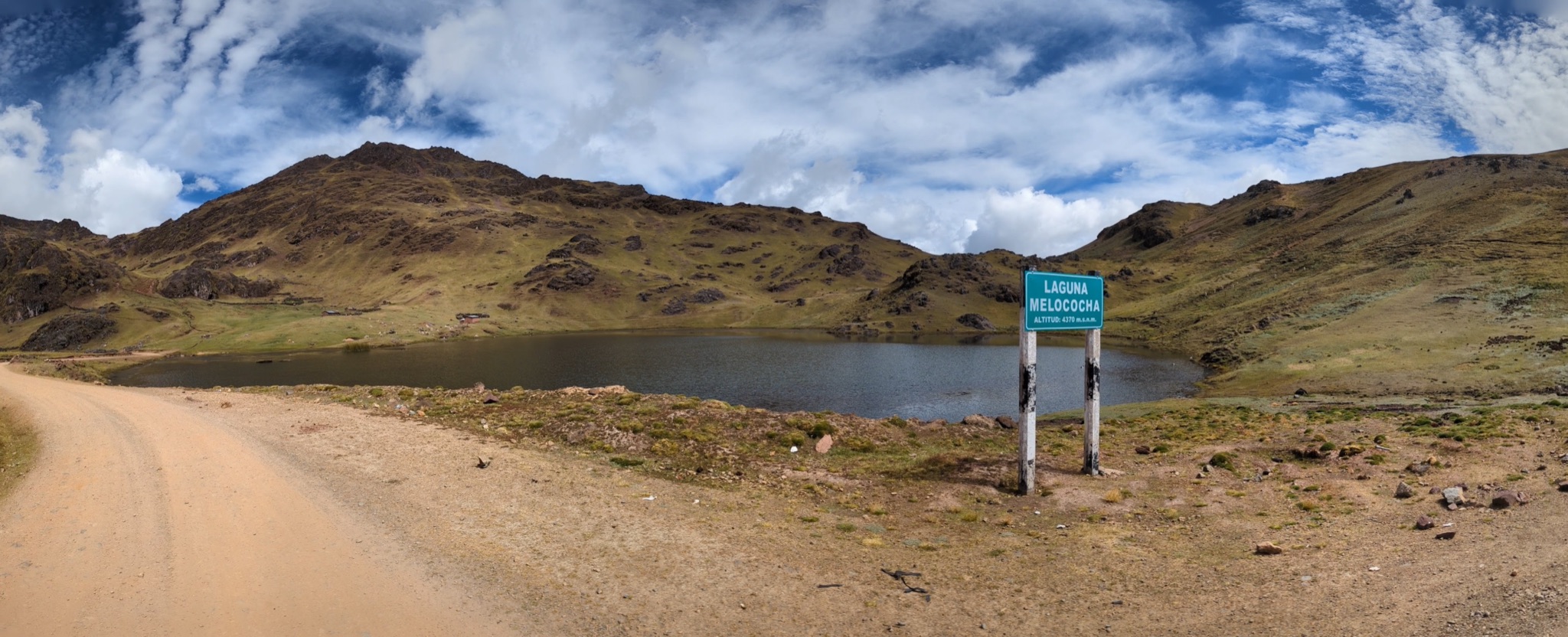 Laguna Melococha in the Peruvian Andes