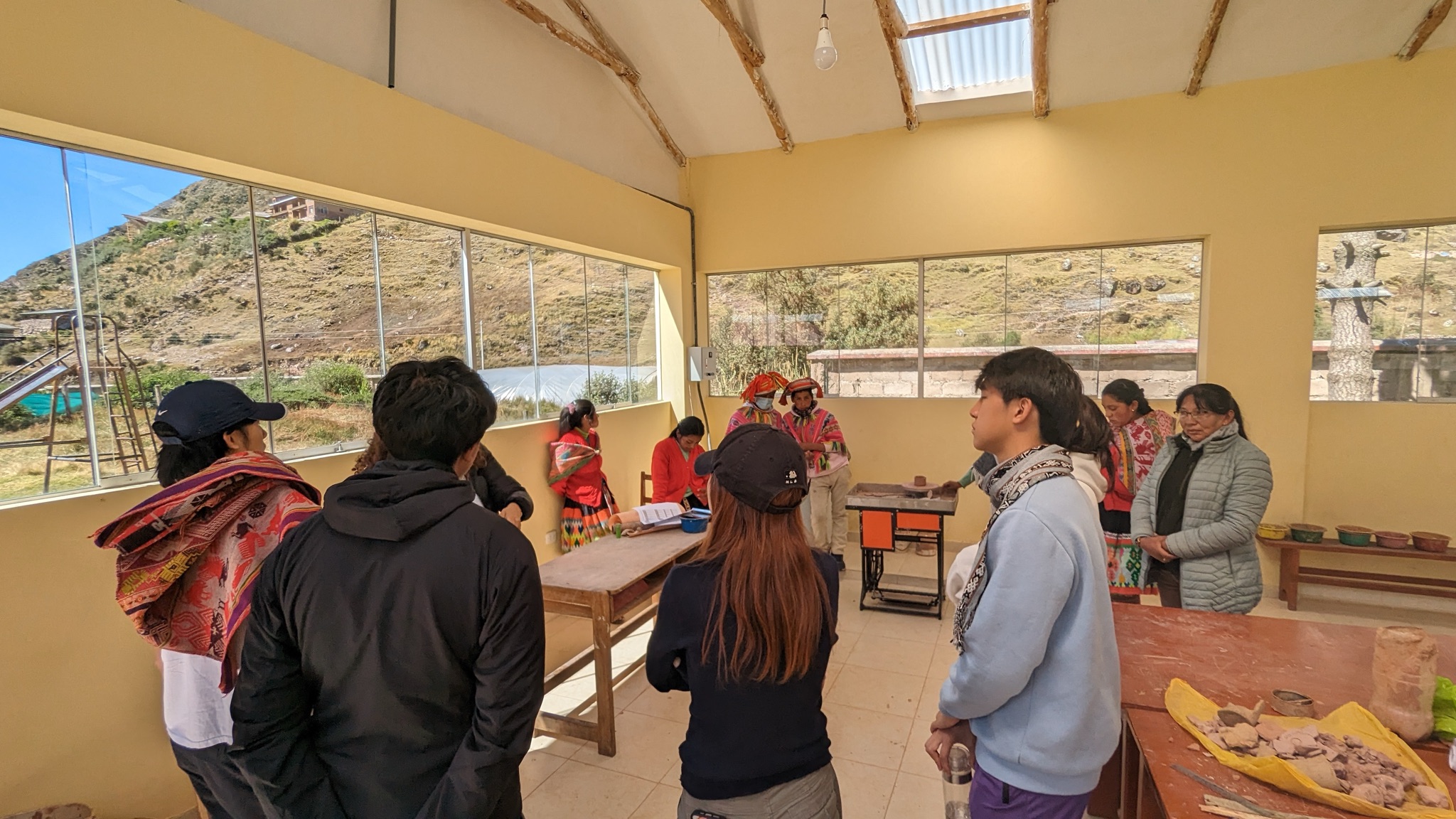 Community gathering for health education session