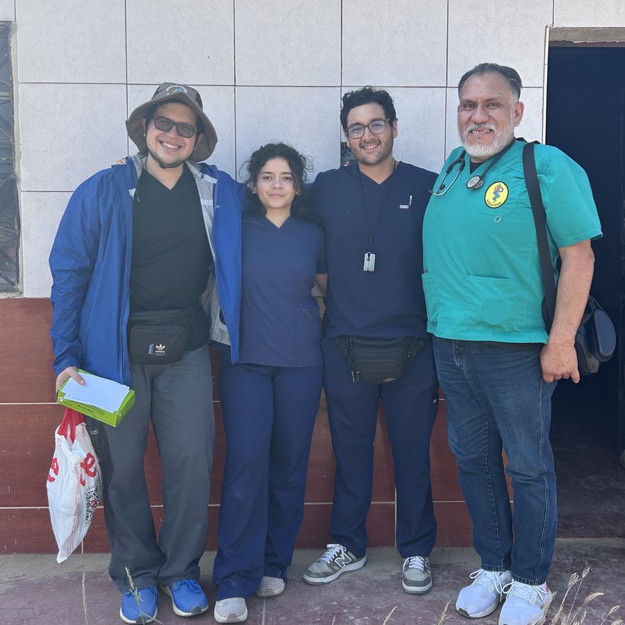 FNE medical volunteers in Lambayeque, Peru